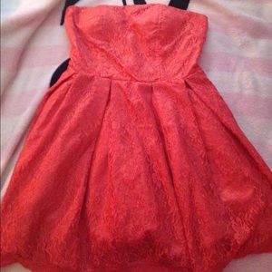 Coral dress