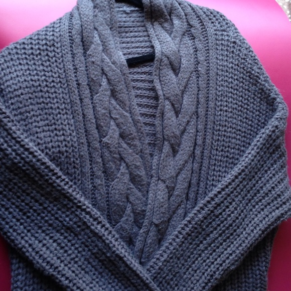 Open front sweater