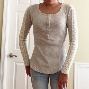 Sanctuary Gray Long Sleeve Top