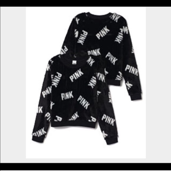 NWOT VS PINK fur sweater