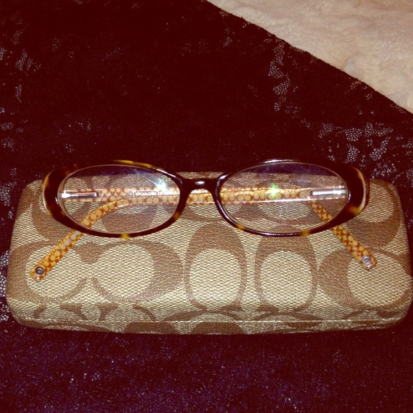 Coach glasses with case