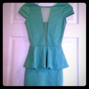 Mint bodycon dress