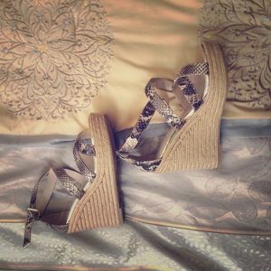 Snake/Alligator skin wedges Snake/Alligator skin wedges
