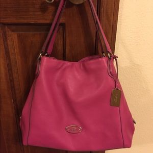 Pink coach purse
