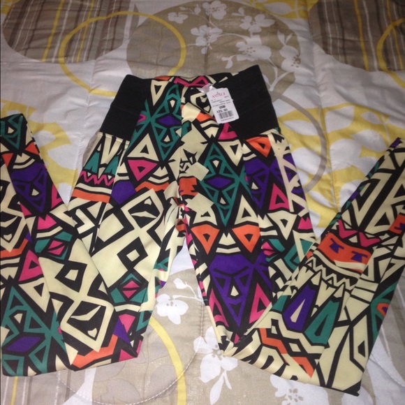 A'GACI Tribal Print Leggings