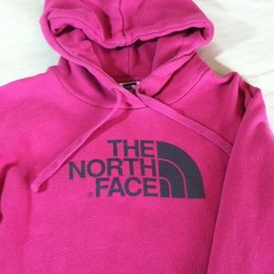 Pink The North Face sweatshirt! Cute!