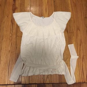 White Banana Republic tunic