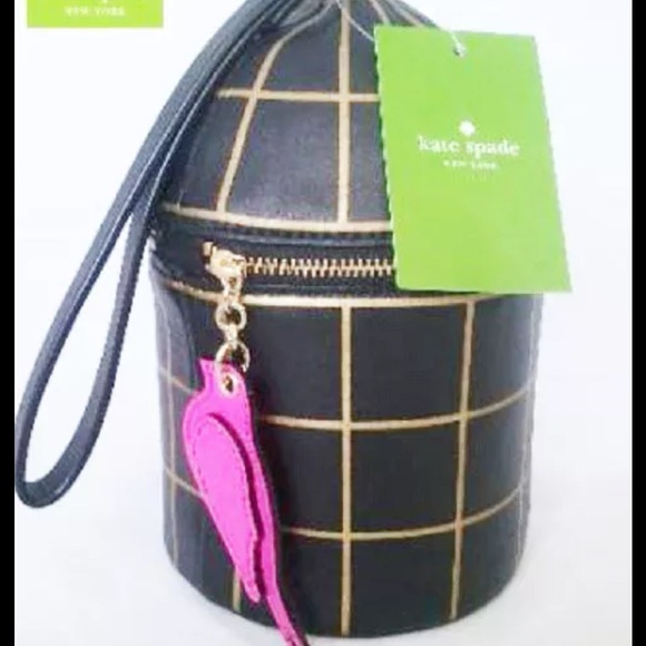 Kate Spade Birdcage Wristlet Jade Drive NWT