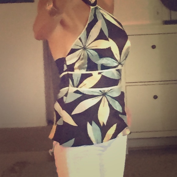 Silk halter top