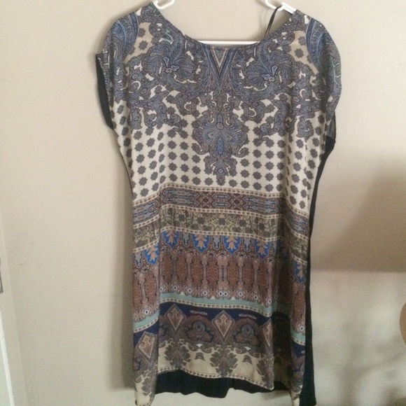 Patterned Shirt dress
