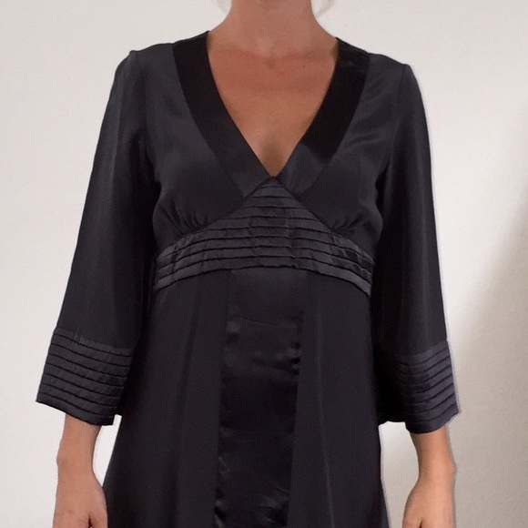 Chic Silk Kimono Style Dress
