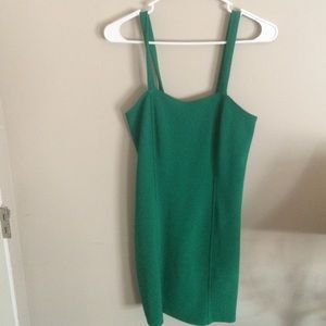 Shamrock green cocktail dress