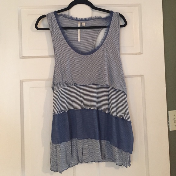 LC Lauren Conrad striped tank top