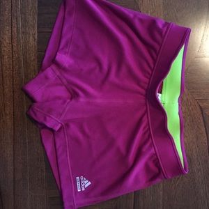 Adidas Raspberry TECHFIT Boyshorts, Small