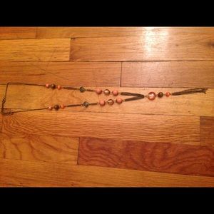 Tasseled chained necklace