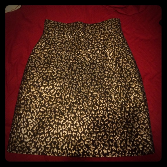 Cheetah print skirt