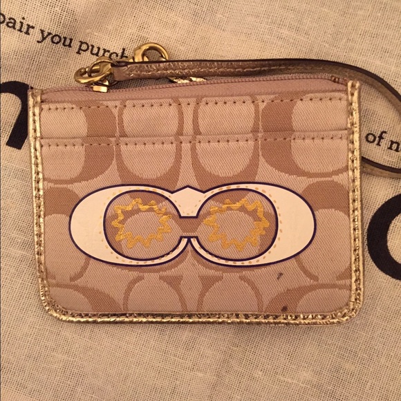 COACH ID COIN PURSE KEYCHAIN