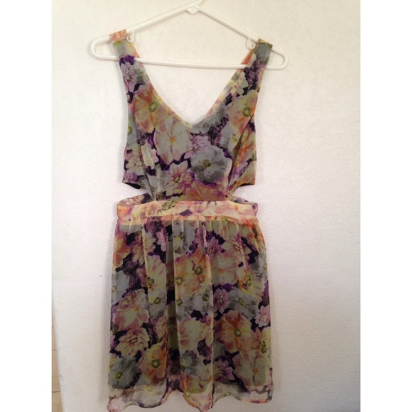 Flower printed summer dress size medium