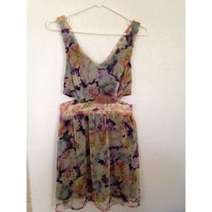 Flower printed summer dress size medium