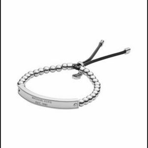 Michael Kors Silver Beaded Bracelet