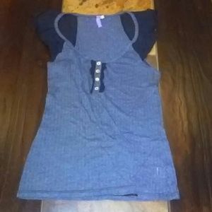 Grey Sleeveless Top