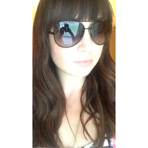 Dolce & Gabbana Black Aviator Sunglasses
