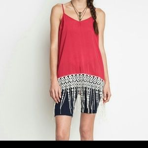 Lace tank top