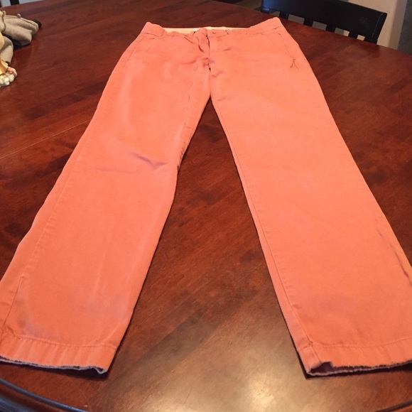 J. Crew Waverly Chino- light rust color