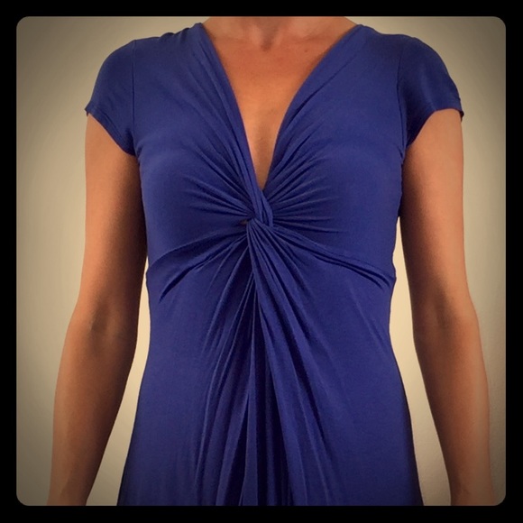 Blue Jersey Knot Dress!