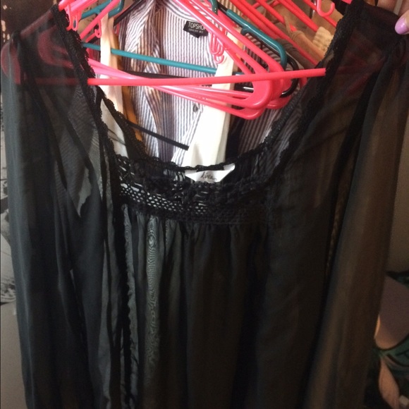 sheer long sleeve top (NO TRADES)