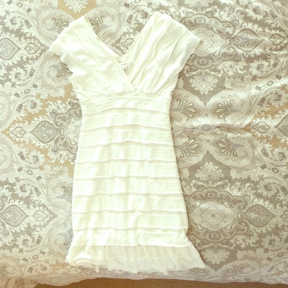 Max Studio white dress