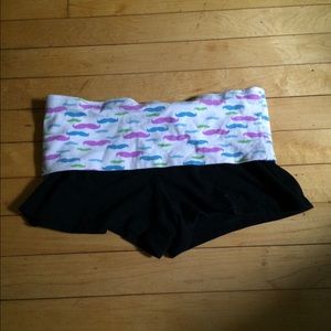 SOLD❌Mustache yoga shorts