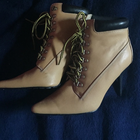 Faux Timberland look-a-like booties.