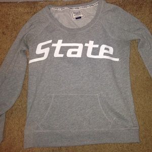 Victoria Secret Pull-Over Michigan State Hoodie