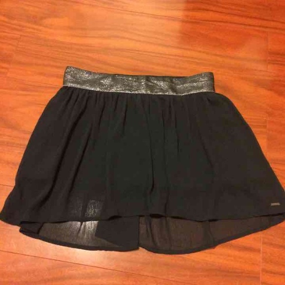 CHIFFON MINI SKIRT