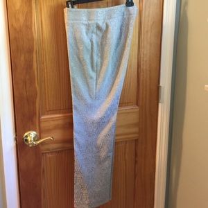 Beautiful gray embossed trouser