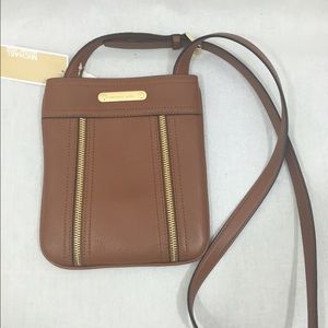 Michael Kors Leather Sling Crossbody Bag
