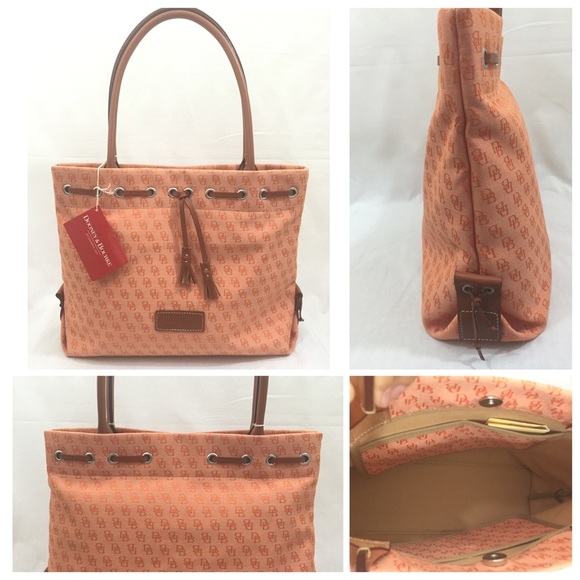 Dooney And Bourke Signature Tassel Tote
