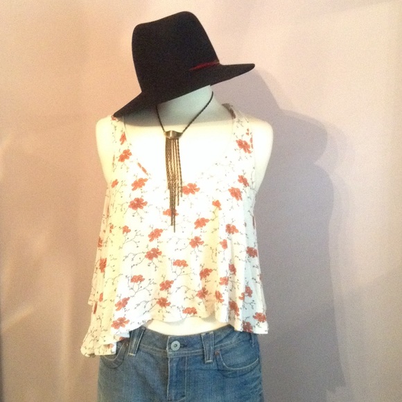 Blue Life cropped tank