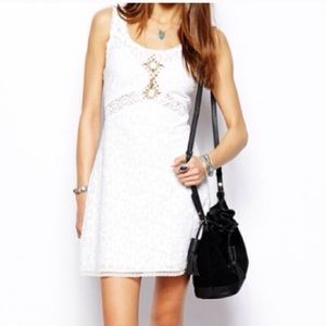 Beautiful small white FP lace dress