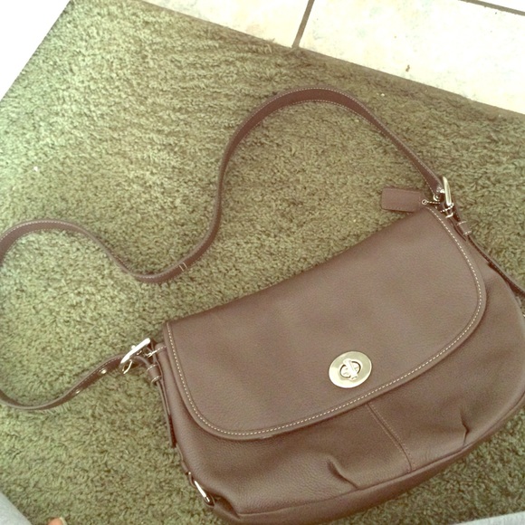 Dark brown Coach Purse