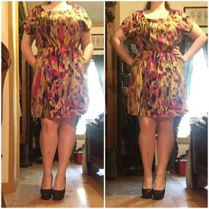 Speed Control Multicolor +Size Dress w/ Pockets