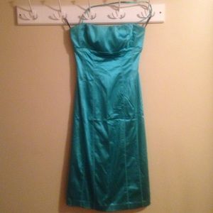Aqua blue dress
