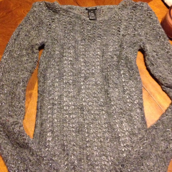 Grey sweater with tank top attached