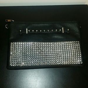 ❤ 👛 Black stud clutch