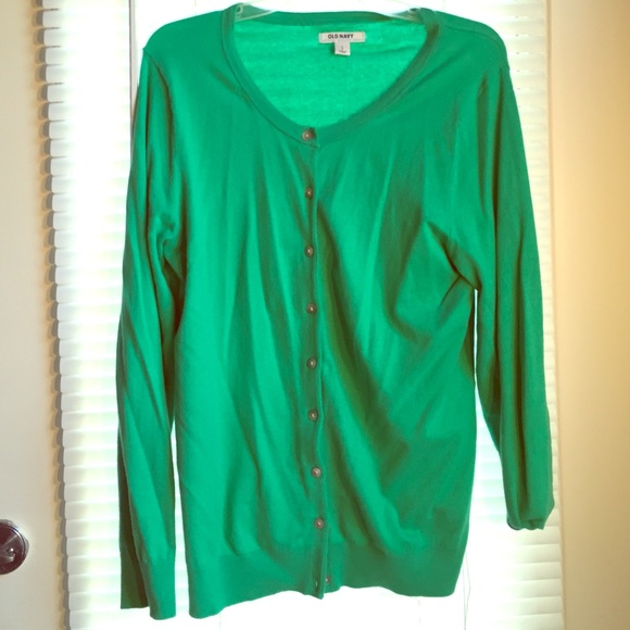 Old Navy Sweaters - NEVER WORN pretty mint green cardigan sweater