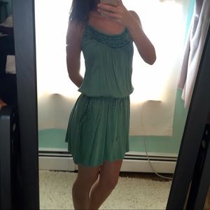 Green summer dress