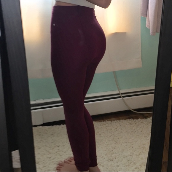 Fleece-lined high-waisted leggings - Picture 2 of 3