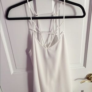 White strappy tank top!
