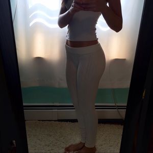 Fleece-lined leggings